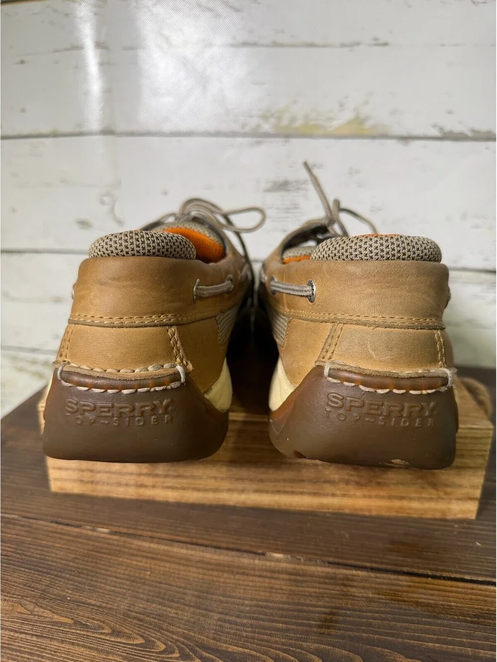 Sperry Top-Sider Leather Boat Shoes Brown Men’s Size 9.5